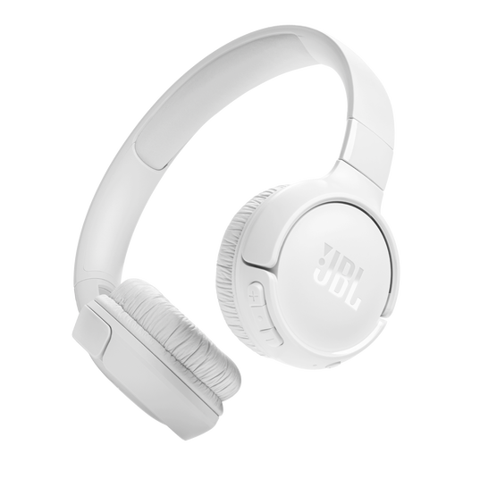 JBL Tune 520BT - White - Wireless on-ear headphones - Hero